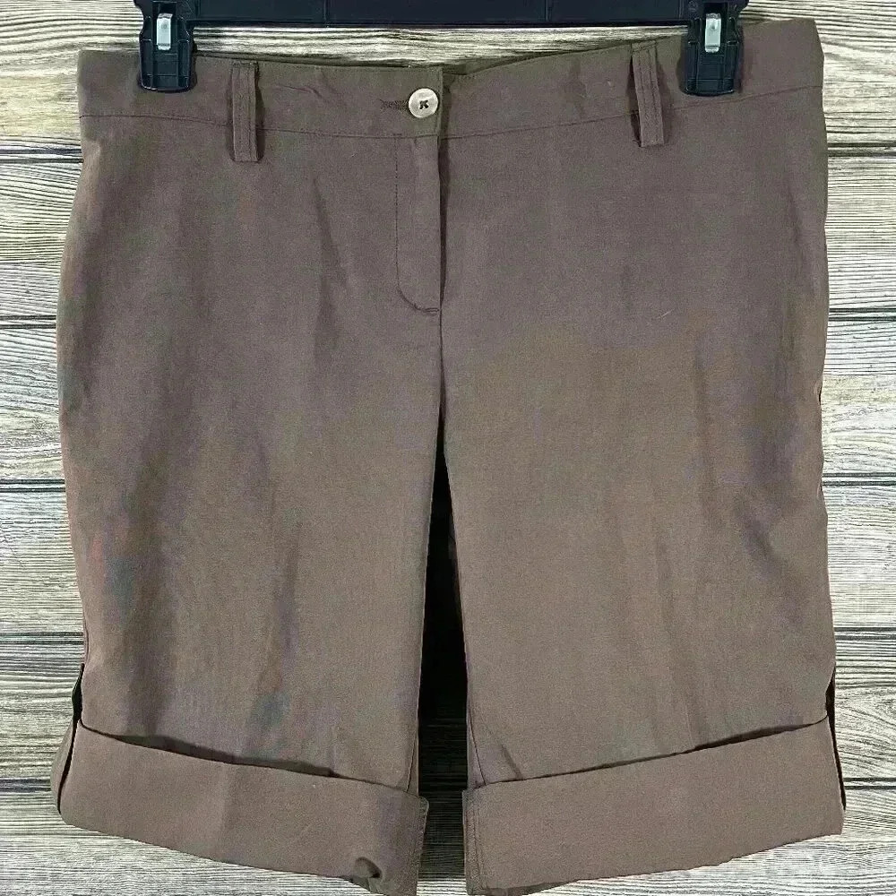 Weatherproof Garment Company SCWWP210 Bark Brown Hiking Shorts Size 8